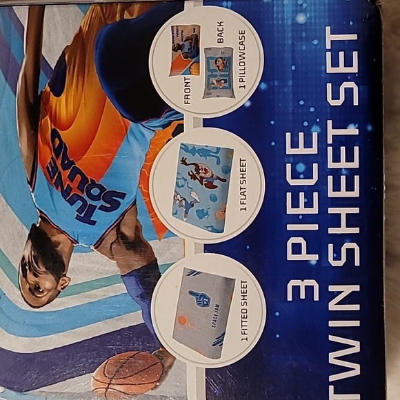 Space Jam Microfiber Twin Sheet Set - Picture 6 of 6